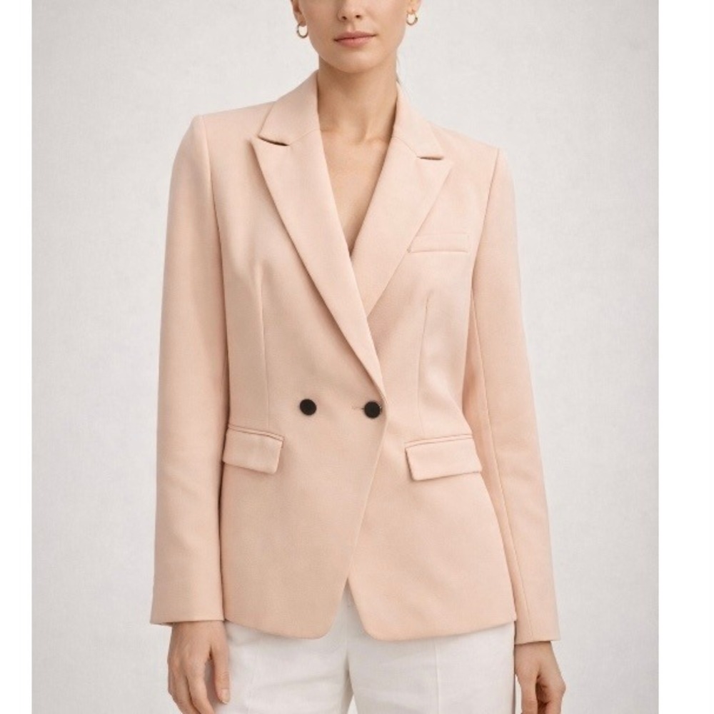 Asos Peach Pink Tailored Blazer Womens US 4 NEW